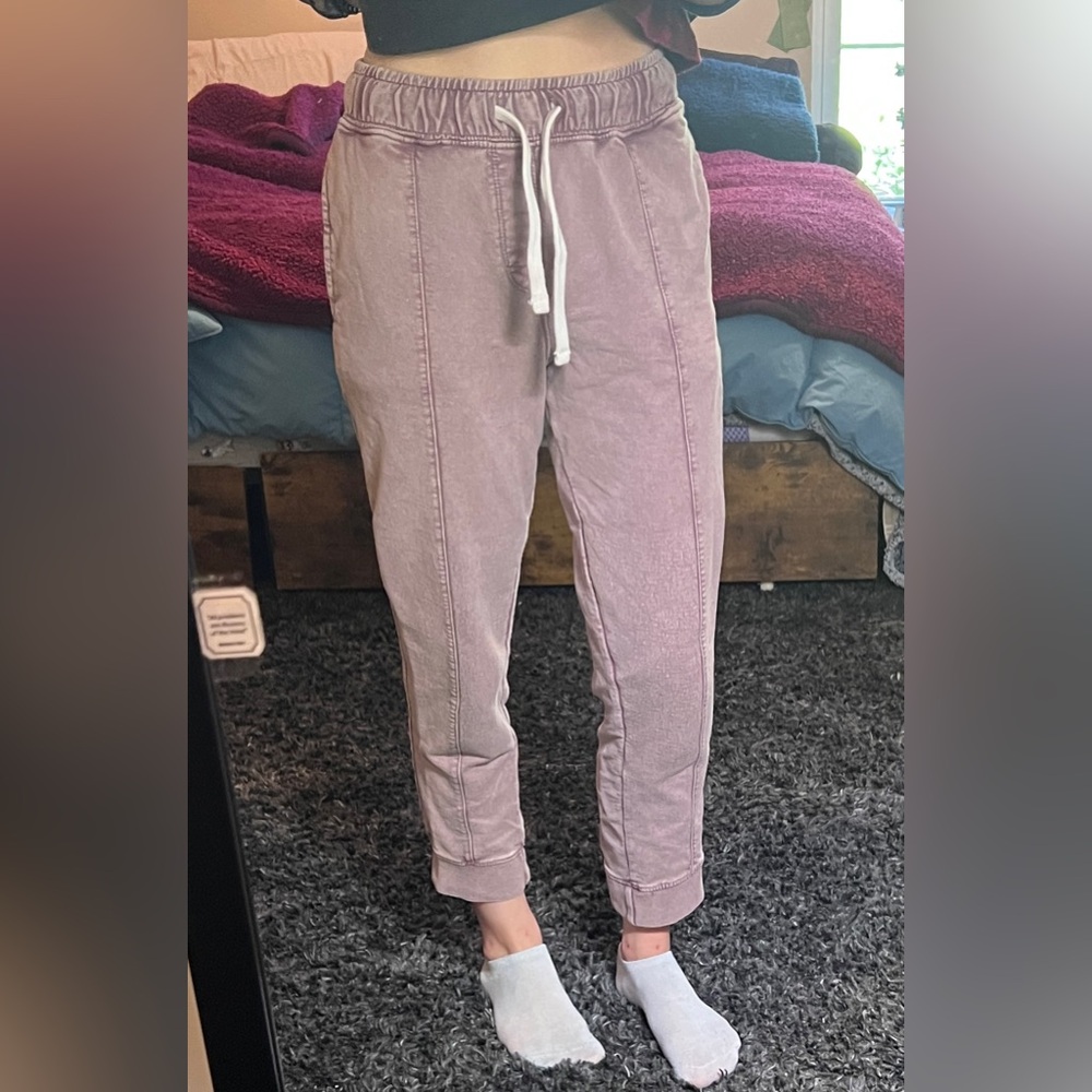 Mauve Jogger Pants